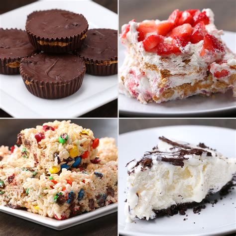 4 Easy 3-Ingredient No-Bake Desserts | Recipes