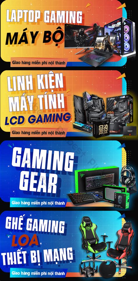 Gaming Gear Banner Templates | PSD Free Download - Pikbest