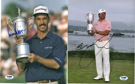 Lot Detail - US Open Champions Lot of Six (6) 8" x 10" Photographs w/ Pavin, Rose, Harrington ...