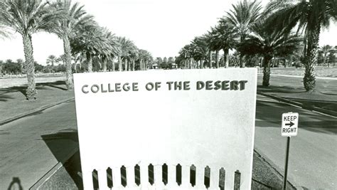 College of the Desert through the years