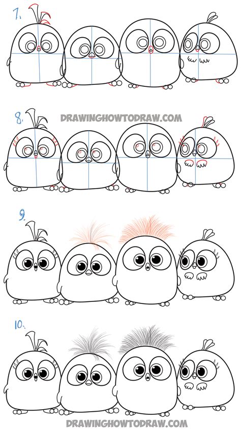 How To Draw Bomb From Angry Birds Printable Step By Step Drawing Sheet ...