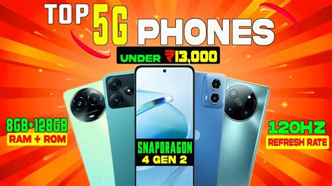 Top 5 Value For Money 5G Phones Under 13000 || Top 5 Best 5G Phones Under 13000 In India 2024 ...