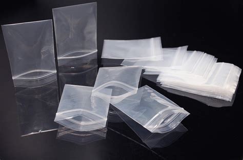 Buy Small Plastic Bags, Mini Ziplock Bags, Thick, Clear, 8mil, 2"*2.4", 100PCS, Jewelry Bags ...