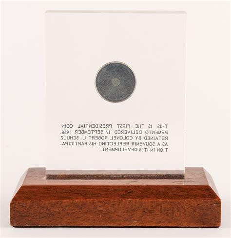 Dwight D. Eisenhower's First Appreciation Medal and Signature | Sold for $2,069 | RR Auction