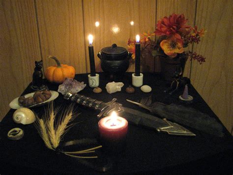 Samhain Altar 2013 by Blackmoonlight on DeviantArt