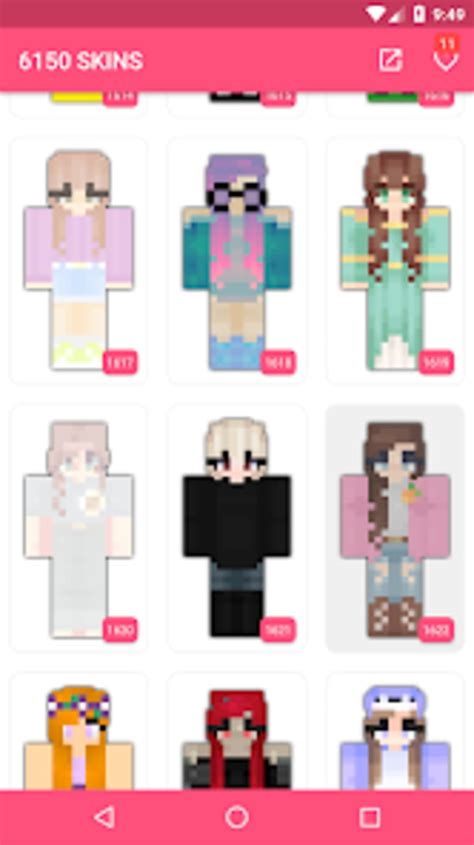 Girls Skins for LokiCraft for Android - Download