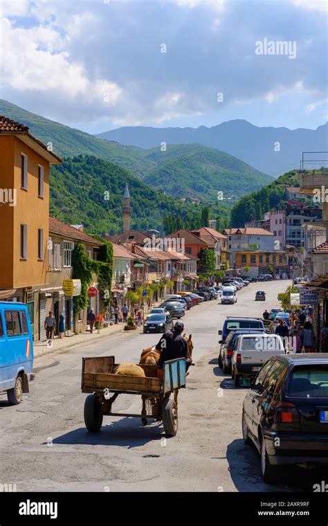 Peshkopia, Peshkopi, Qark Dibra, Albania Stock Photo - Alamy