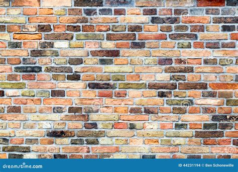 Brick Wall with Various Colors Stock Photo - Image of abstract, build: 44231194