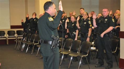 Seminole County (FL) Sheriff Dennis Lemma administers oath to sworn ...