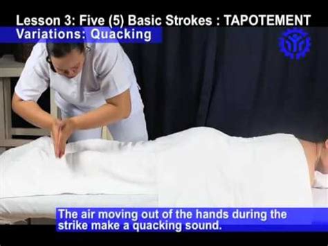 Basic Stroke: Tapotement / Percussion - YouTube