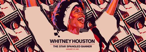 Behind the Poster: Whitney Houston The Star Spangled Banner — Iconic by ...