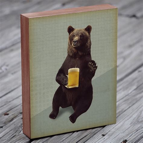 Bear Drinking Beer Bears Love Beer Beer Art Beer Art