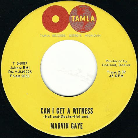 Marvin Gaye - Can I Get A Witness | Releases | Discogs