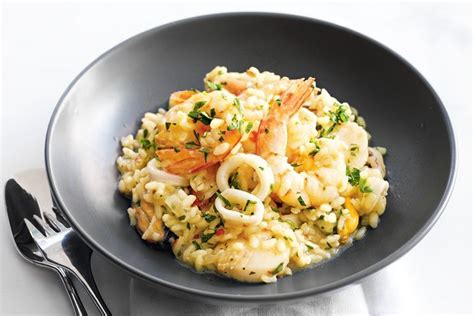 Seafood risotto