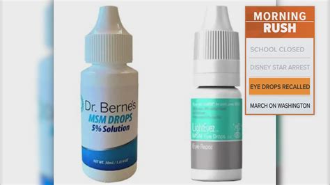 Eye drop recall 2023: FDA warns about bacteria contaminated items ...