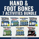 Hand Bones Anatomy Digital Lock and Print Activity by Abaco Education Zone