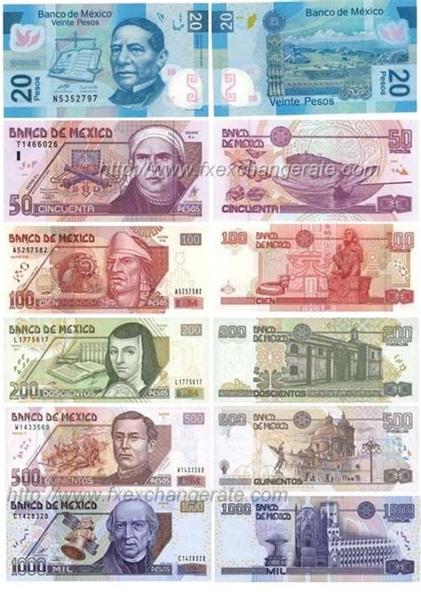 Mexican Peso(MXN) Currency Images | Mexican peso, Printable play money, Currency design