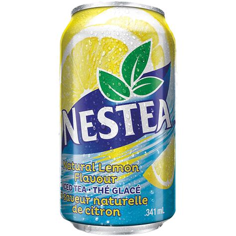 Nestea Lemon Iced Tea, 341 mL Can, 24/CS | Grand & Toy