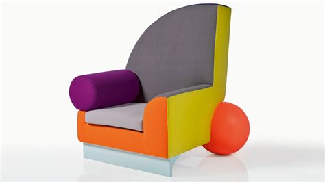 Bel Air armchair by Peter Shire, 1982 | Memphis furniture, Postmodern interior design, Memphis ...