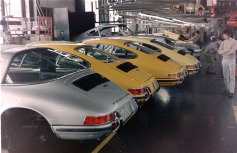 Porsche Factory Tour c. 1972 | A Continuous Lean.