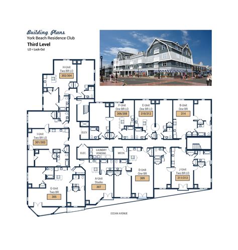 Resort Floor Plans | York Beach Residence Club