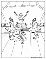 Ballet Positions Coloring Pages sketch template