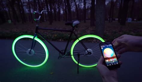 DIY Bike With Wheels Made From Hot Glue Gun Sticks Gets RGB Color ...