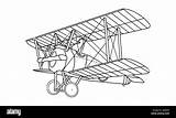 Biplane Coloring Pages sketch template