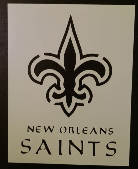 New Orleans Saints - Stencil – My Custom Stencils