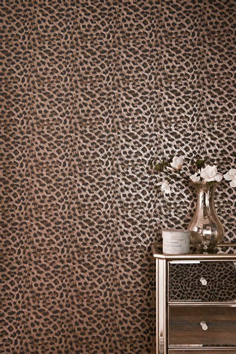 Wallpaper Wednesday: Leopard Print Wallpaper from Next - Love Chic Living