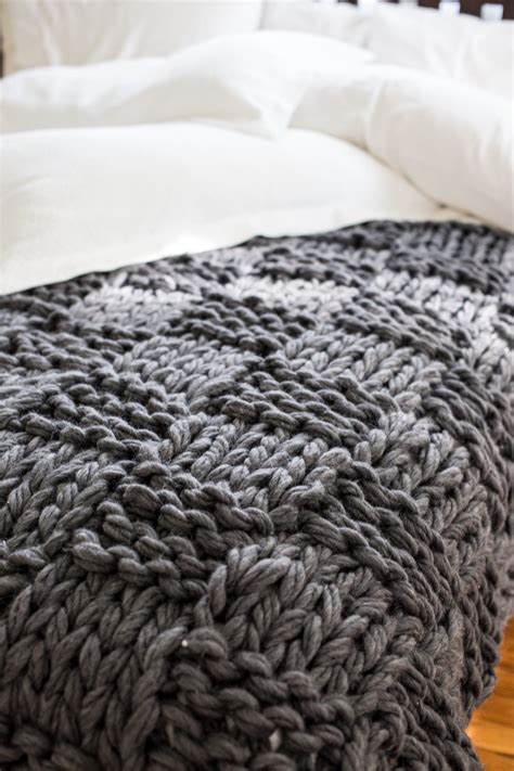 Knitting Pattern Large Blanket - Mikes Nature