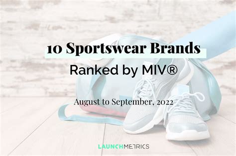 10 Performing Sportswear Brands in 2022 Ranked by MIV