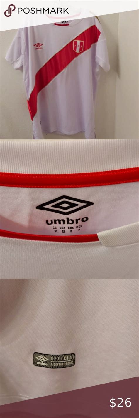 Umbro Peru National football /soccer Jersey | World cup jerseys, Mens ...