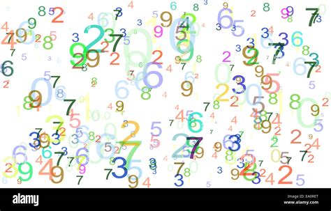 colorful numbers background Stock Photo - Alamy