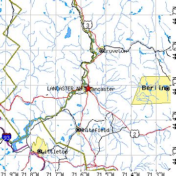 Lancaster, New Hampshire (NH) ~ population data, races, housing & economy