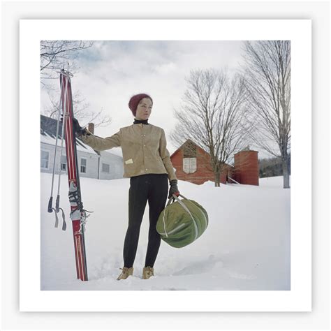 Skiing In Stowe - Slim Aarons Print