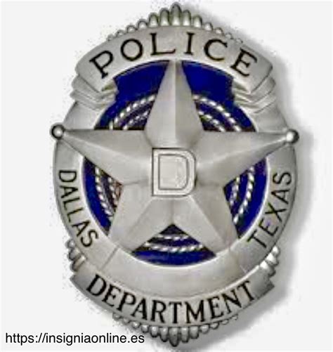 Dallas Texas Police Department badge; https://insigniaonline.es | Texas police, Police, Michigan ...