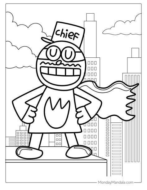 19 Dog Man Coloring Pages (Free PDF Printables)