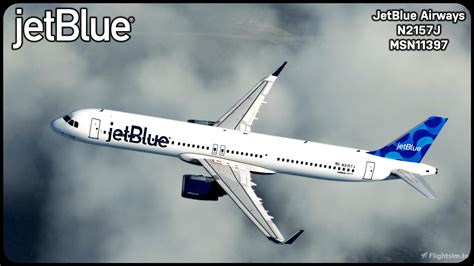 JetBlue A321NEO N2157J 'Ribbons' (8K) for Microsoft Flight Simulator | MSFS