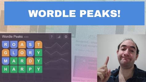 Wordle Peaks- Wordle by name, but not by nature? (13 Feb 23 puzzle) - YouTube