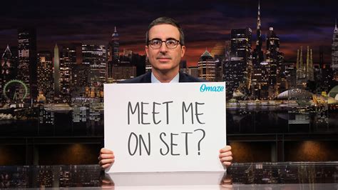 Meet John Oliver in Last Week Tonight - Celebrity Meet & Greet | Omaze