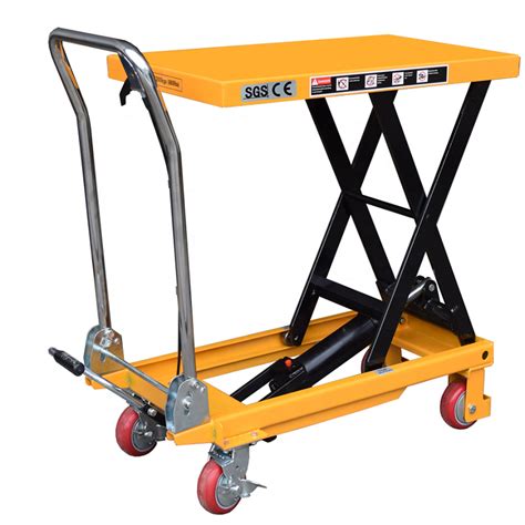 500KG Lift Table Hydraulic Table Scissor Lift Table Manual Control - Tuhe lift