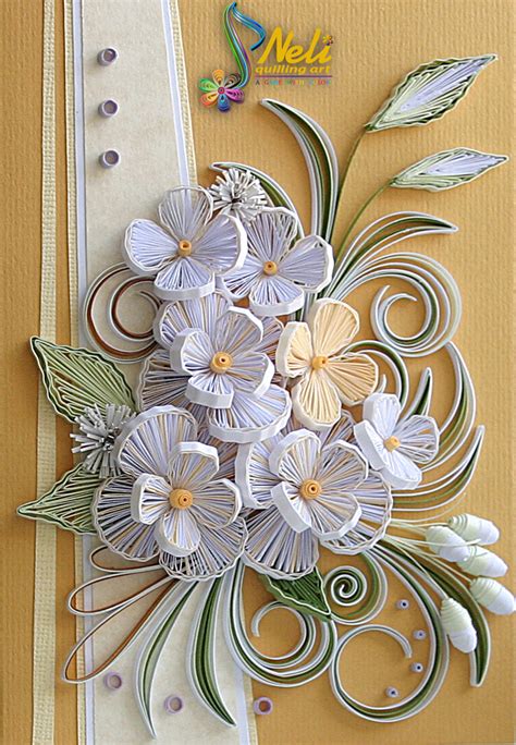 Neli Quilling Art: Quilling cards-flowers