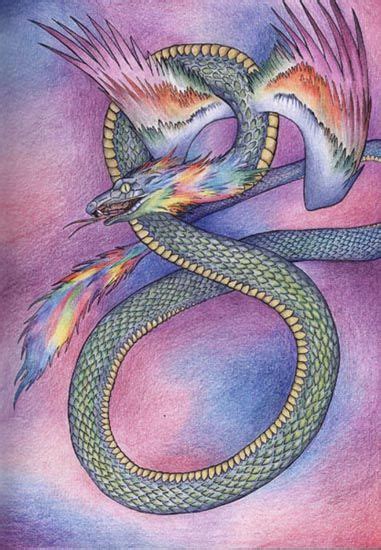 Message to Camp | Rainbow serpent, Pet dragon, Mythical creatures art