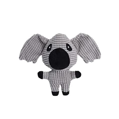 Emily Pets Elephant Cute Stuffed Plush Interactive Toy (Grey) - JioMart