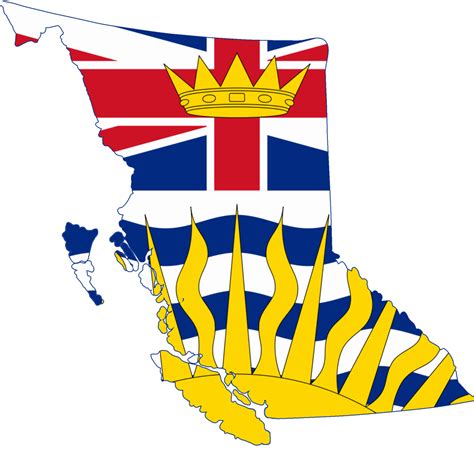 Flag map of British Columbia - Canada Photo (39566078) - Fanpop