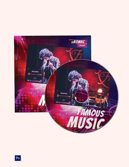 FREE Cd Cover Template - Download in Word, PDF, Illustrator, Photoshop ...