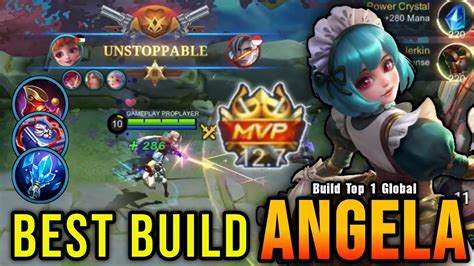 Angela Best Build 100% Unstoppable!! - Build Top 1 Global Angela ~ MLBB - YouTube