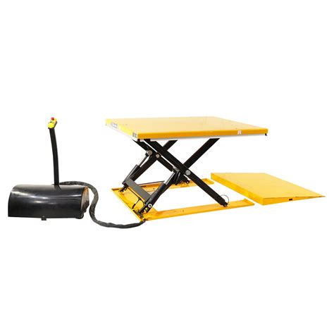 Low Profile Electric Pallet Lift Tables | Verdex Equipment