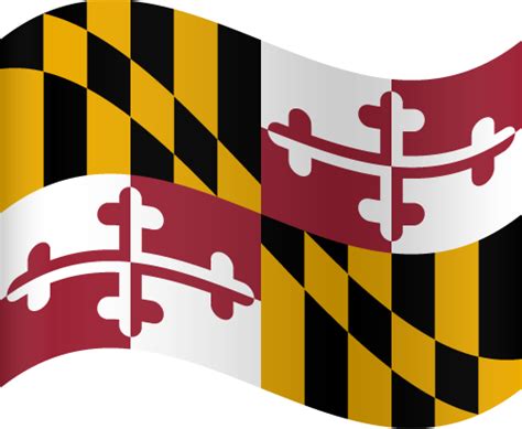 Vector Country Flag of Maryland - Heart | Vector Countries Flags of the ...